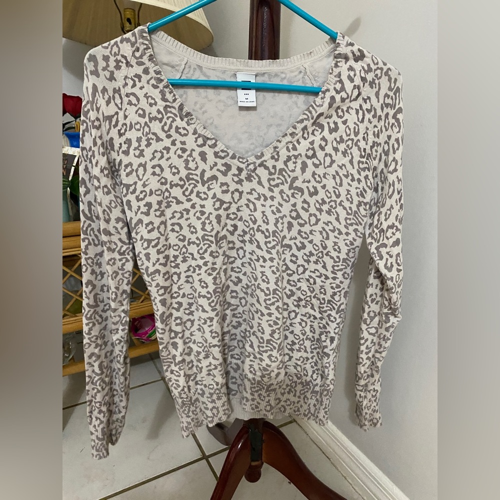 Leopard Print Sweater